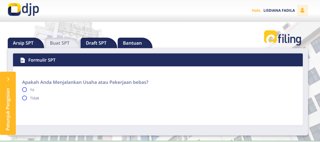 Gambar Laman buat SPT